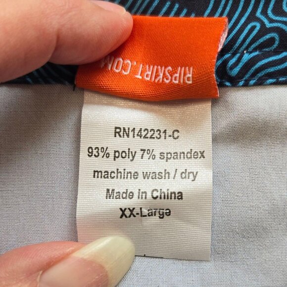 RipSkirt Hawaii XX-Large Wrap Skirt Maui Moonlight Length 2 Hibiscus Beach Cover - Picture 10 of 10